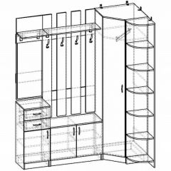 Стенка для прихожей Горизонт | фото 4