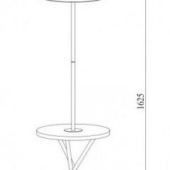 Торшер с полкой Arte Lamp Combo A2070PN-1BK | фото 2