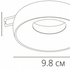 Встраиваемый светильник Arte Lamp Heze A6666PL-1BK | фото 3