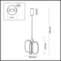 Подвесная люстра Odeon Light Piuma 6664/38L | фото 5